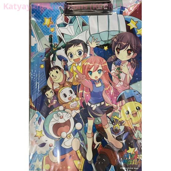 Cartoon Theme Writing Exam Pad for Students
