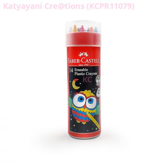 Erasable Plastic Crayons Set | Non-Toxic Art Supplies - Katyayani Creations