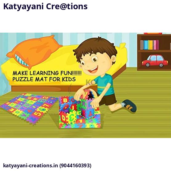 Mini Puzzle Foam Mat for Kids