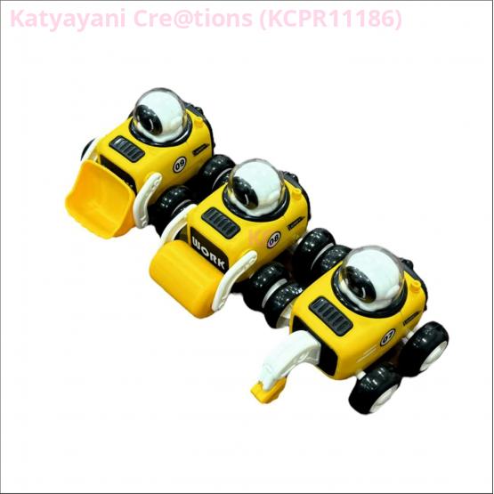 Cute Cartoon Construction Truck Toy - Kids Techno Toy Cars