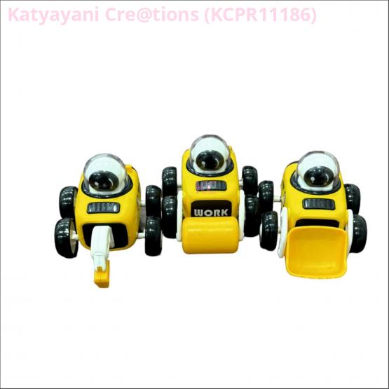 Cute Cartoon Construction Truck Toy - Kids Techno Toy Cars