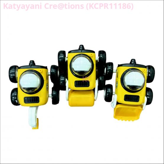 Cute Cartoon Construction Truck Toy - Kids Techno Toy Cars