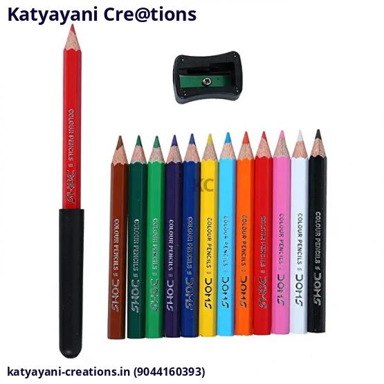 Non-Toxic Half Size Color Pencil Set in Cardboard Box