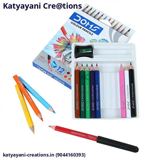 Non-Toxic Half Size Color Pencil Set in Cardboard Box