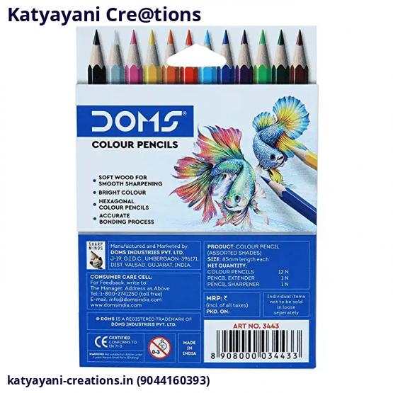 Non-Toxic Half Size Color Pencil Set in Cardboard Box