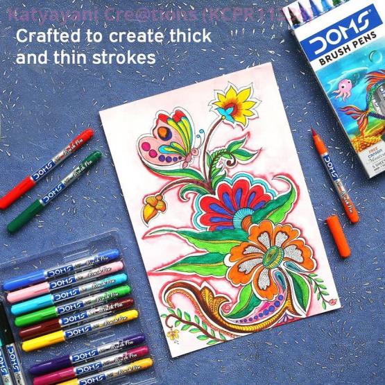 Brush Pens Large – Premium Quality Art Supplies for Creative Work