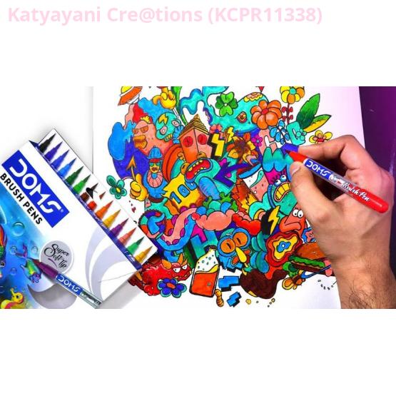 Brush Pens Large – Premium Quality Art Supplies for Creative Work