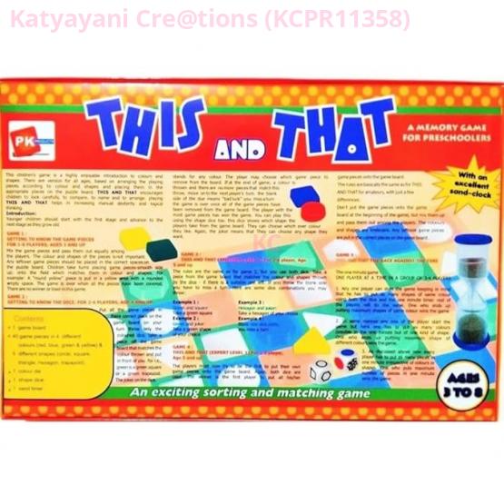 Engaging Educational Game for Preschoolers | Fun Learning Toy for Kids