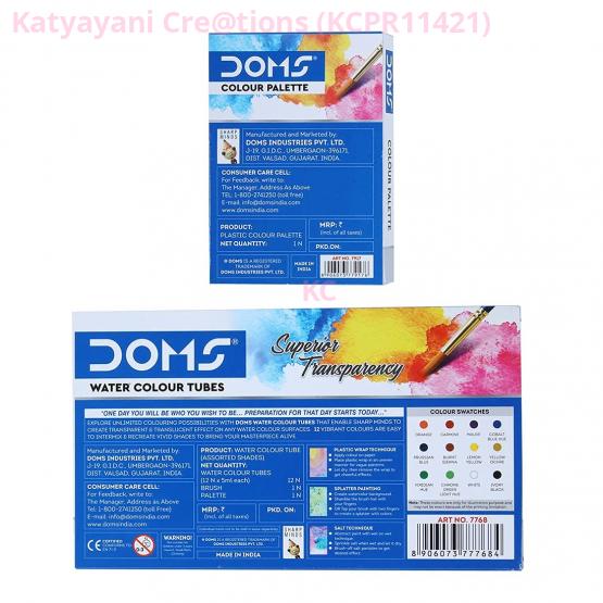 Water Color Tube Set for Artistic Painting and Stationery Needs