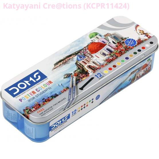 Katyayani Poster Colors (Shade of 12) - Vibrant & Smooth Water-Based Paints for Artists & Students | KC-PR11424