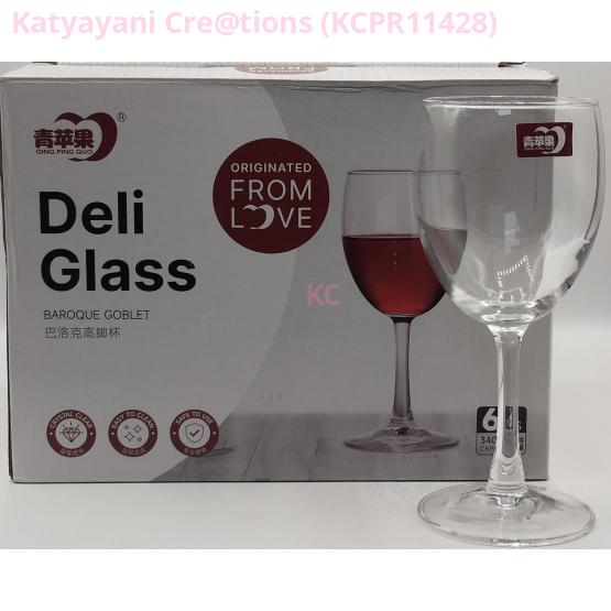 6pcs Set of Wine Glasses