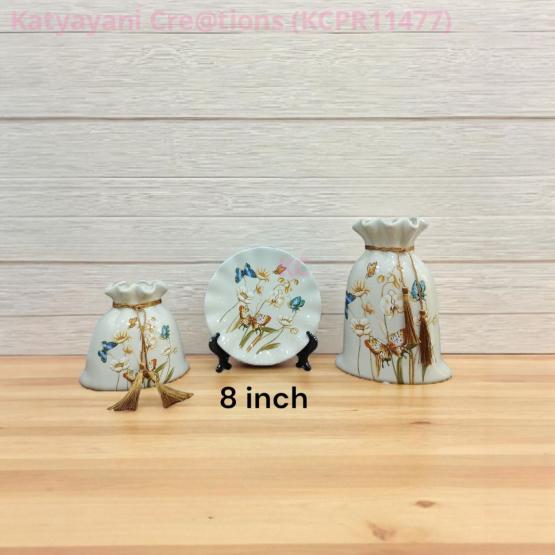 Ceramic Pot with Plate 57157