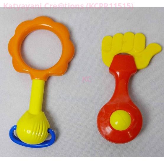 6 Pcs Dolly Rattle