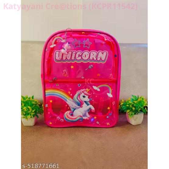Kids Transparent unisex backpack