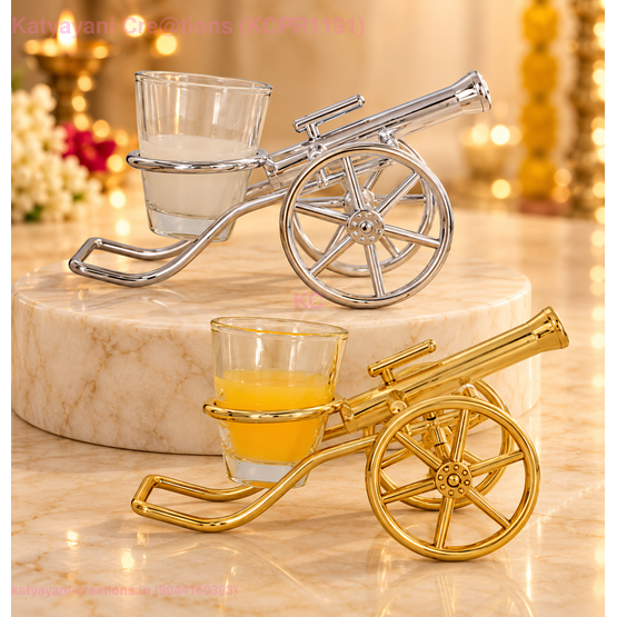 Decorative Glass Candle (Single)