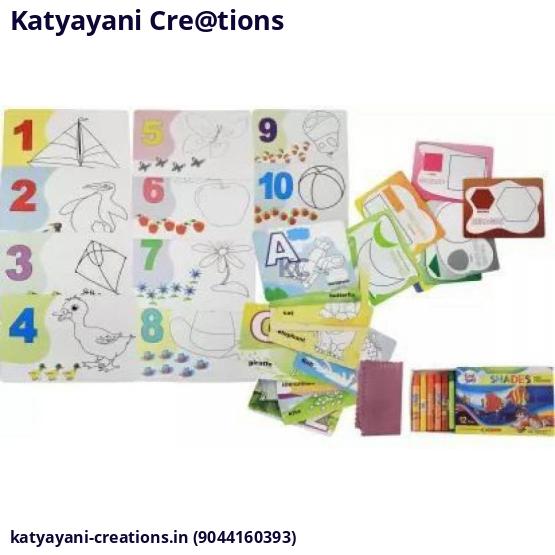 Color and Wipe Alphabet Learning Kit | Katyayani Creations