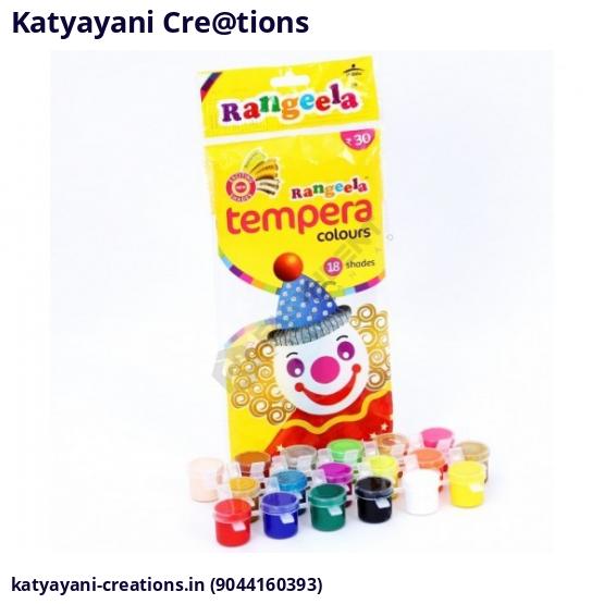 Rangeela Tempera Water Colours 18 Shades