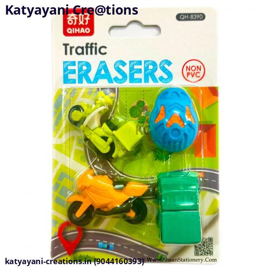Buy Fancy Themed Erasers for Kids - Katyayani Creations