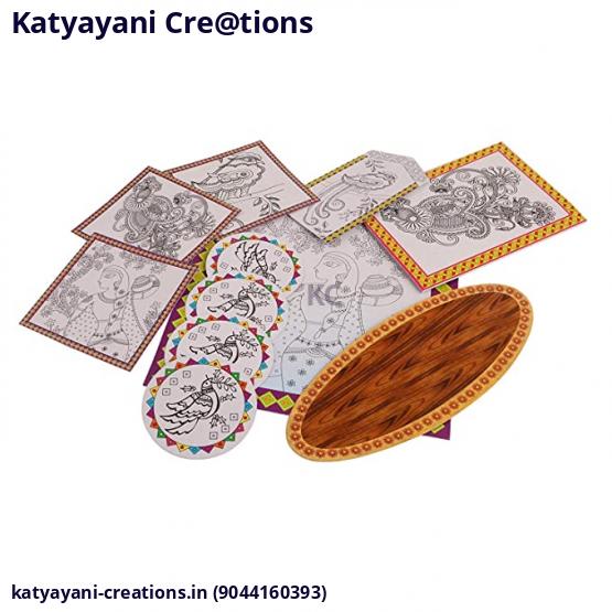 Madhubani Art Painting Set for Kids and Adults, Traditional Folk Art Kit