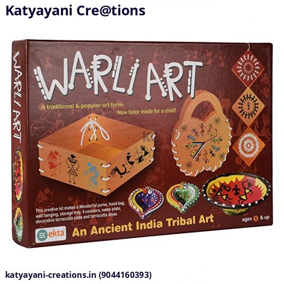 Handcrafted Warli Art Toys – Multi-Color Traditional Artistry | Katyayani Creations