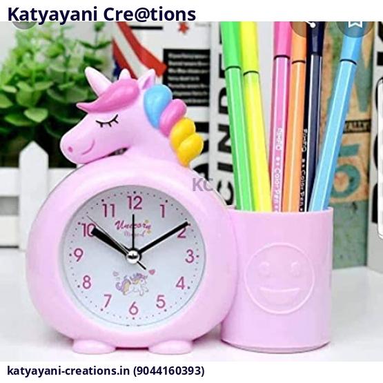 Unicorn Bedside Table Clock