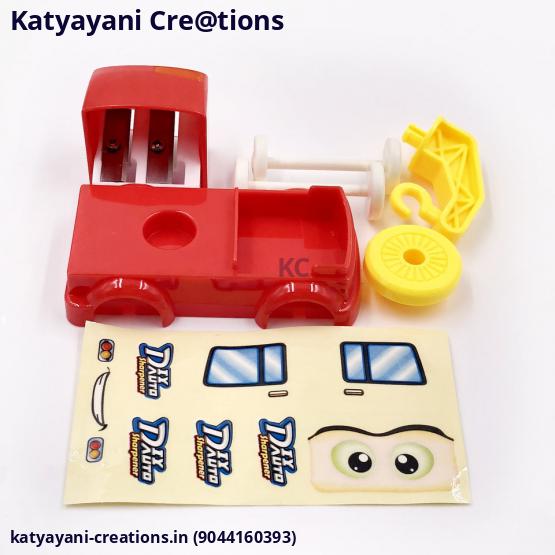 Cartoon Pencil DIY Assembly School