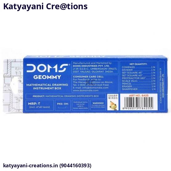 Doms Geommy Mathematical Drawing Instrument Box