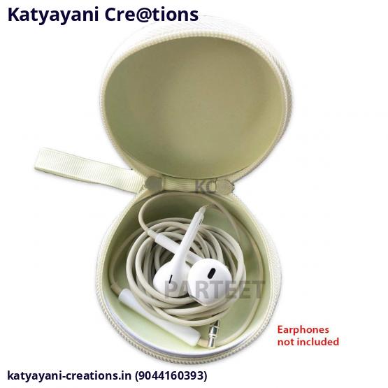 Round Earphone Pouch - Katyayani Creations