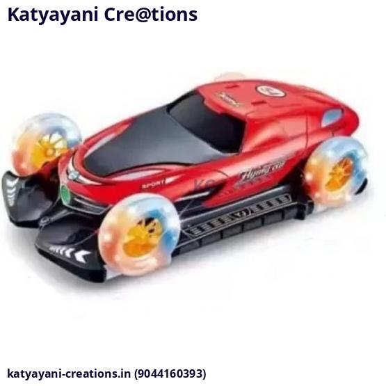 Flying Car with Rotation & Automatic Wing Opening