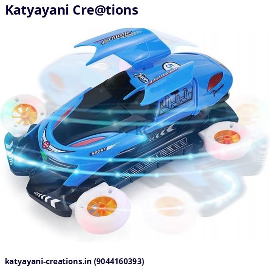 Flying Car with Rotation & Automatic Wing Opening