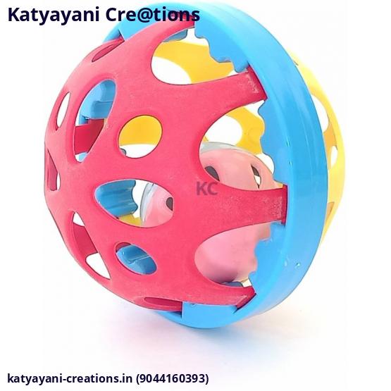 Soft Biggie Ball Teether Rattle Toy | Katyayani Creations