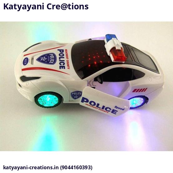 Bump & Go Police Car Toy