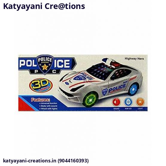 Bump & Go Police Car Toy