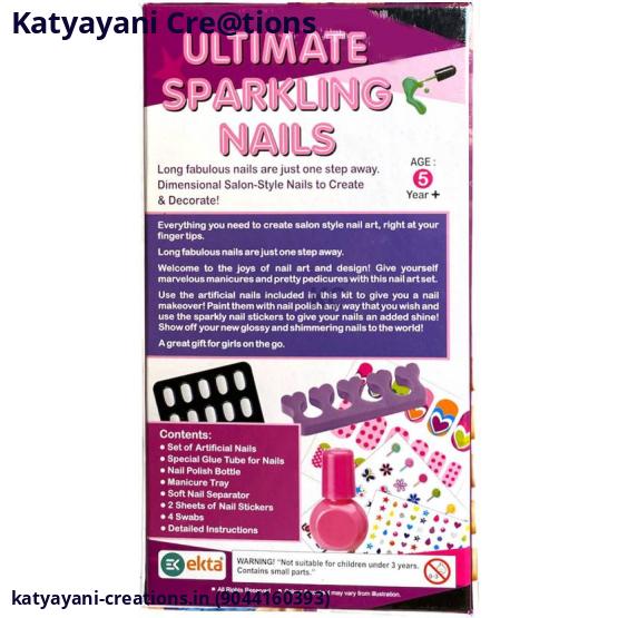 Ultimate Sparkling Nails Art Kit | Katyayani Creations