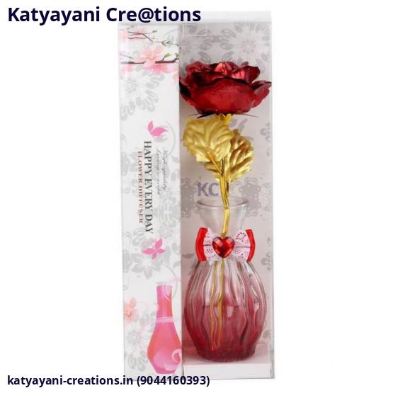 Artificial Flower Gift Set