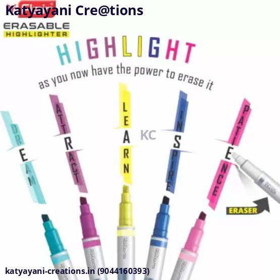 Erasable Highlighters - Perfect for Effortless Marking and Correction
