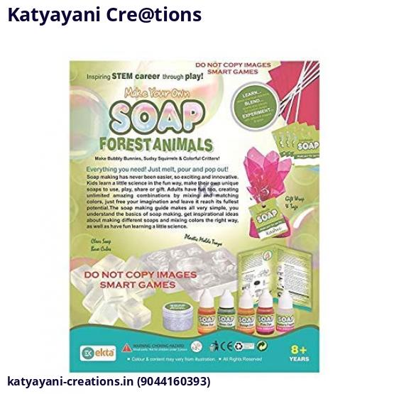 Make Your Own Soap Forest Animals DIY Stationery Kit for Kids