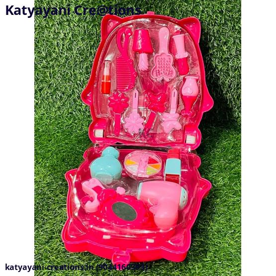 Owl Shaped Portable Trolley Beauty Set for Kids