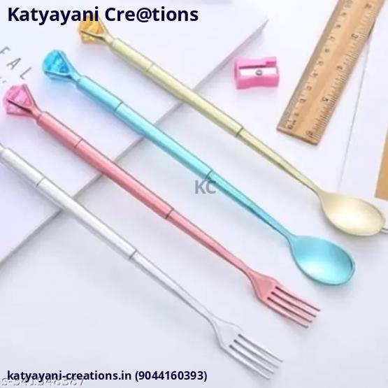 Spoon Fork Comb Shape Gel Pen
