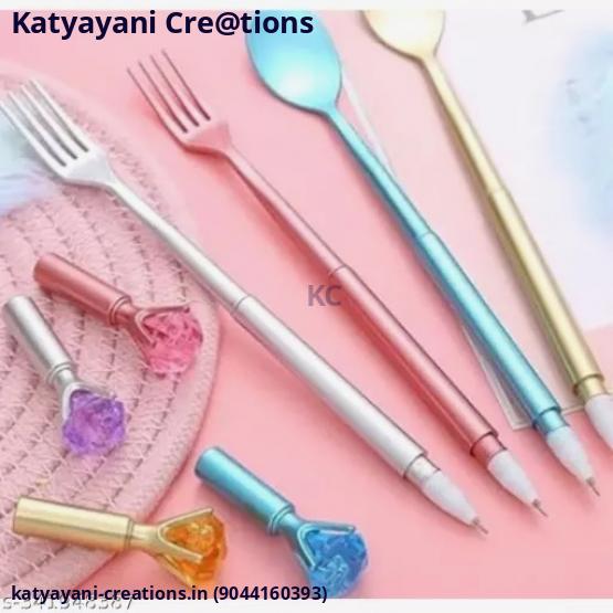 Spoon Fork Comb Shape Gel Pen