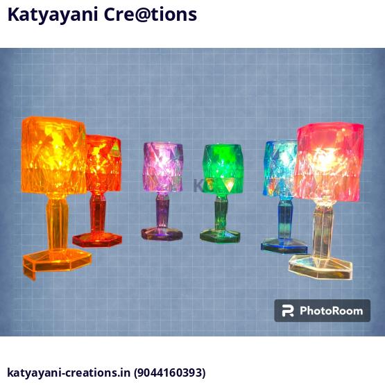 Table Lamp Shaped Colored Candles LED