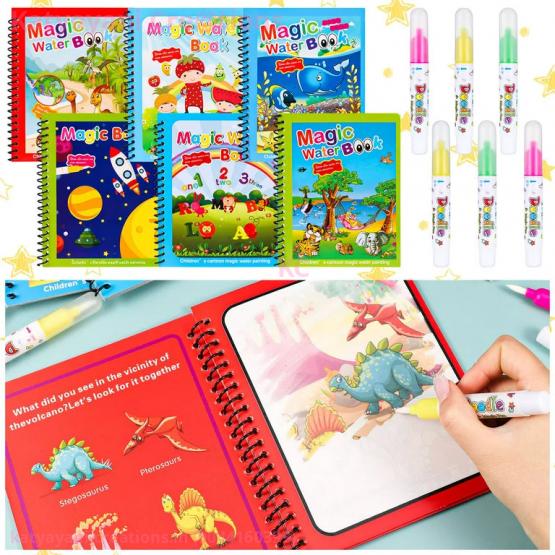 Magic Water Coloring Books - Fun and Mess-Free Creativity for Kids