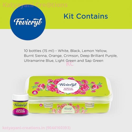 Acrylic Colours - Sunflower Yellow for Vibrant Artwork