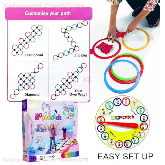 FunBlast Twister Hopscotch Game