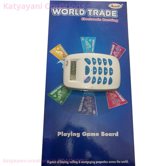 World Trade Property Trading Game with Electronic Banking and Swipe Machine – Thrilling Financial Fun | Katyayani Creations
